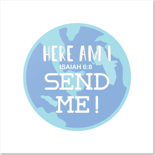 Here am I, Send me! Posters and Art